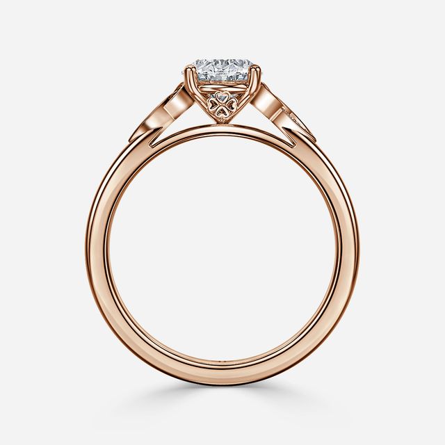 Celtic Song Rose Gold Engagement Ring