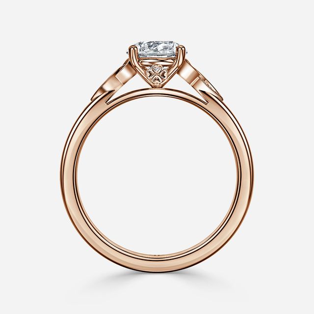 Celtic Song Rose Gold Engagement Ring