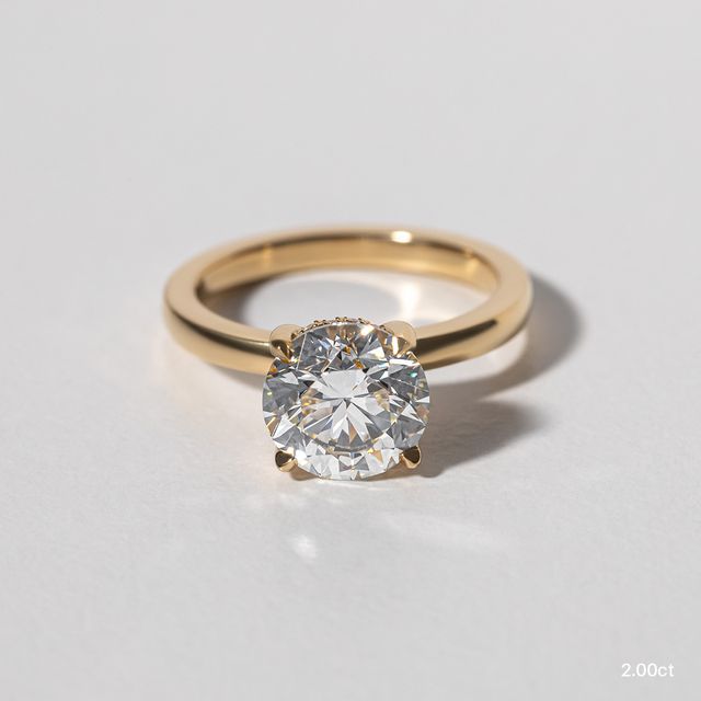 Kate Yellow Gold Engagement Ring