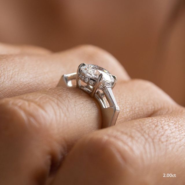 Kenzo White Gold Engagement Ring