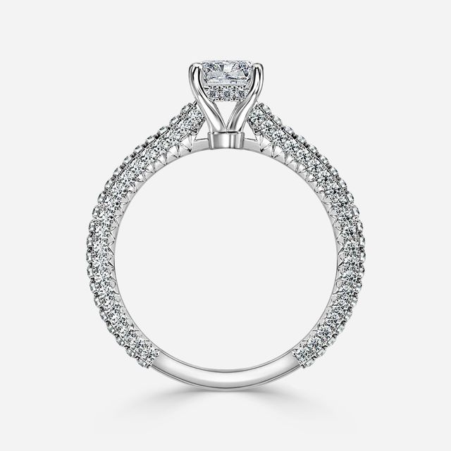 Lepidus Platinum Unique Engagement Ring