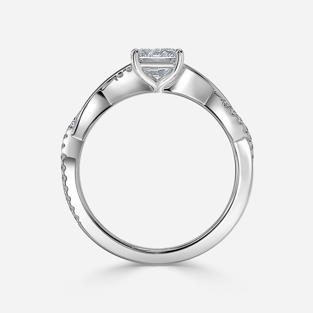Sahana Platinum Pave Engagement Ring