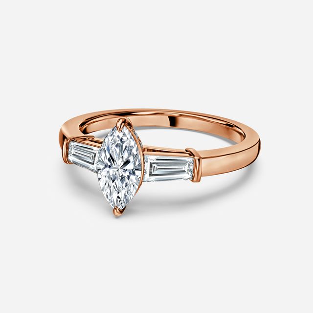 Kenzo Rose Gold Engagement Ring
