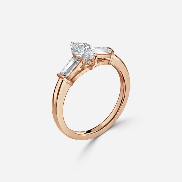 Kenzo Rose Gold Engagement Ring