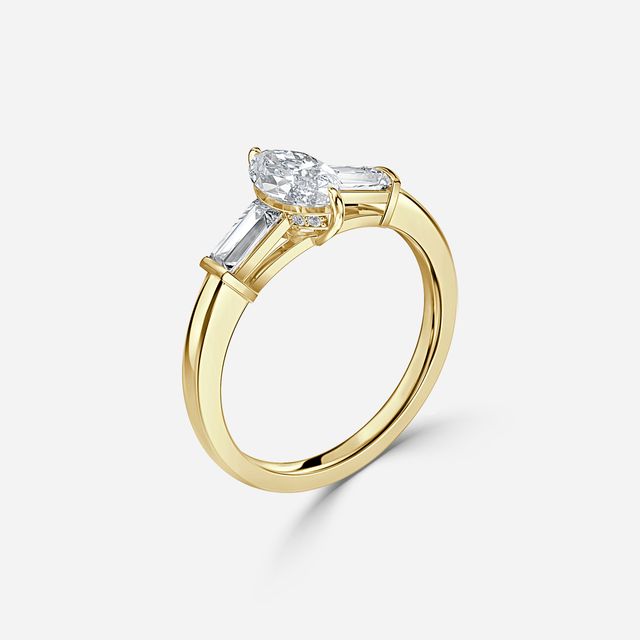 Kenzo Yellow Gold Engagement Ring