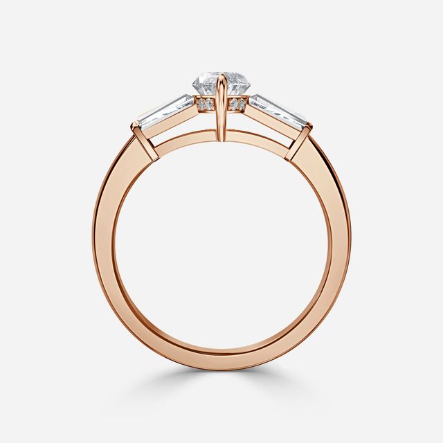 Kenzo Rose Gold Engagement Ring