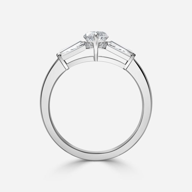 Kenzo White Gold Engagement Ring