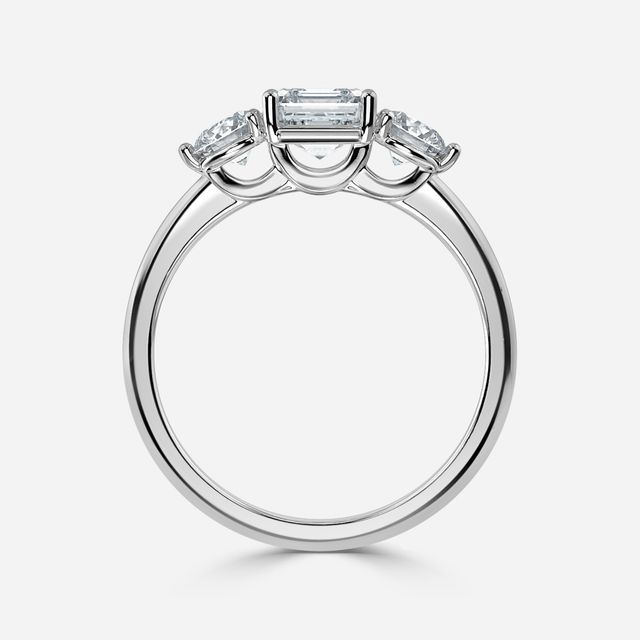 Trinity White Gold Trilogy Engagement Ring