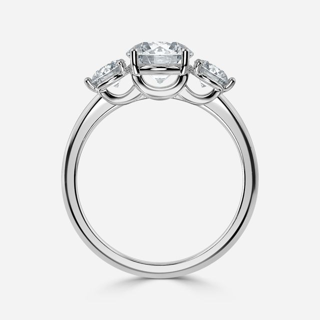 Trinity White Gold Trilogy Engagement Ring