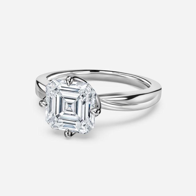 Vri Platinum Solitaire Engagement Ring