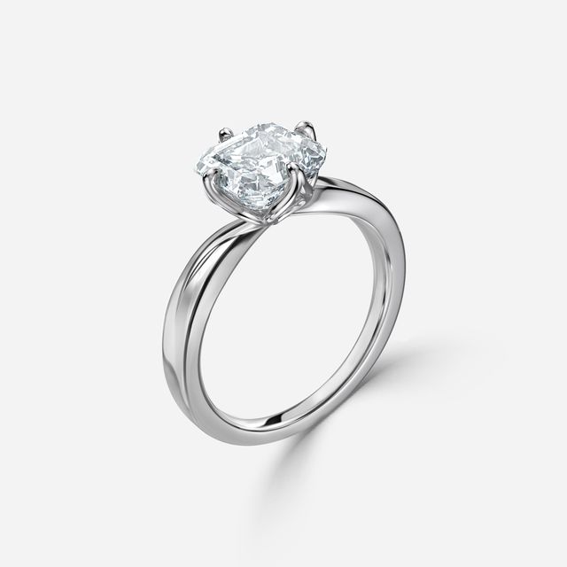 Vri White Gold Solitaire Engagement Ring