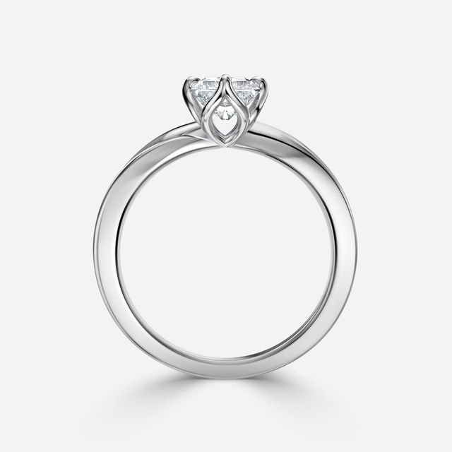 Vri Platinum Solitaire Engagement Ring