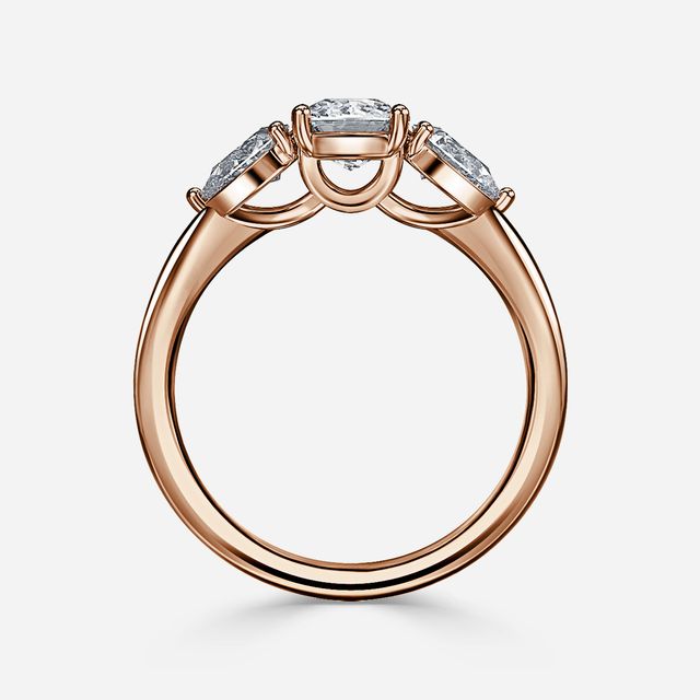 Vivian Rose Gold Engagement Ring