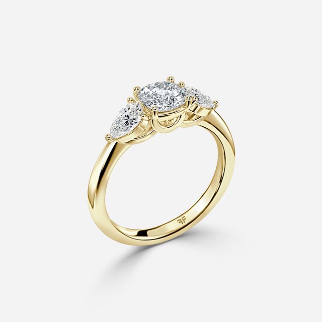 Vivian Yellow Gold Engagement Ring