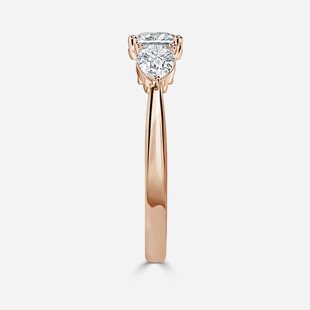 Vivian Rose Gold Engagement Ring