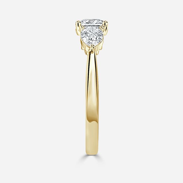 Vivian Yellow Gold Engagement Ring
