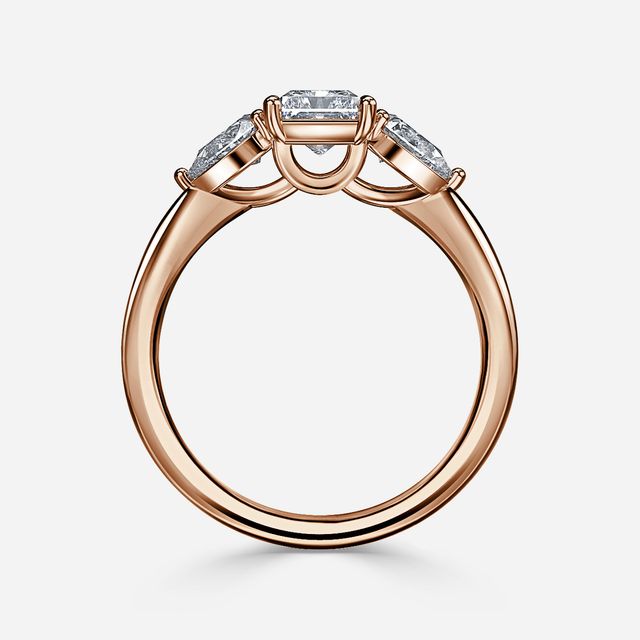 Vivian Rose Gold Engagement Ring