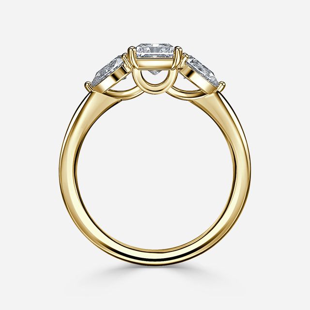 Vivian Yellow Gold Engagement Ring