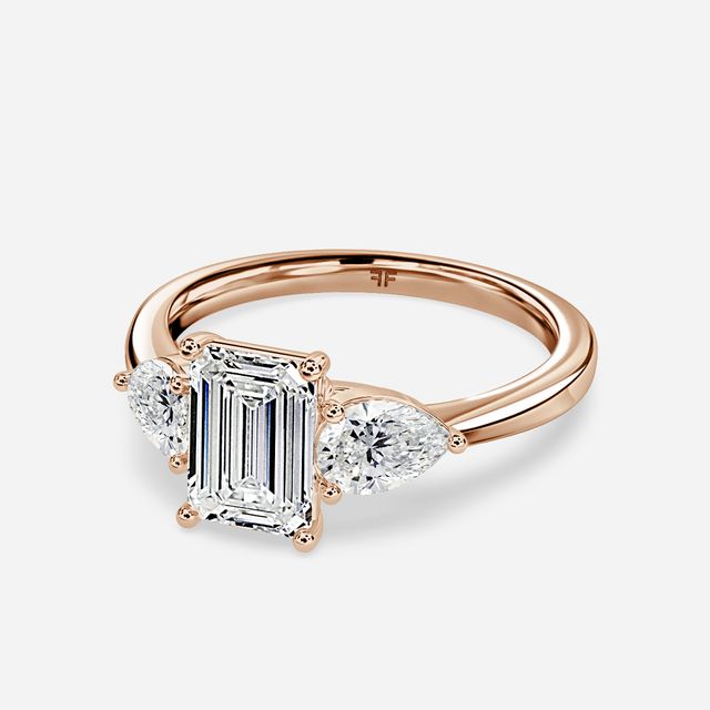 Vivian Rose Gold Engagement Ring