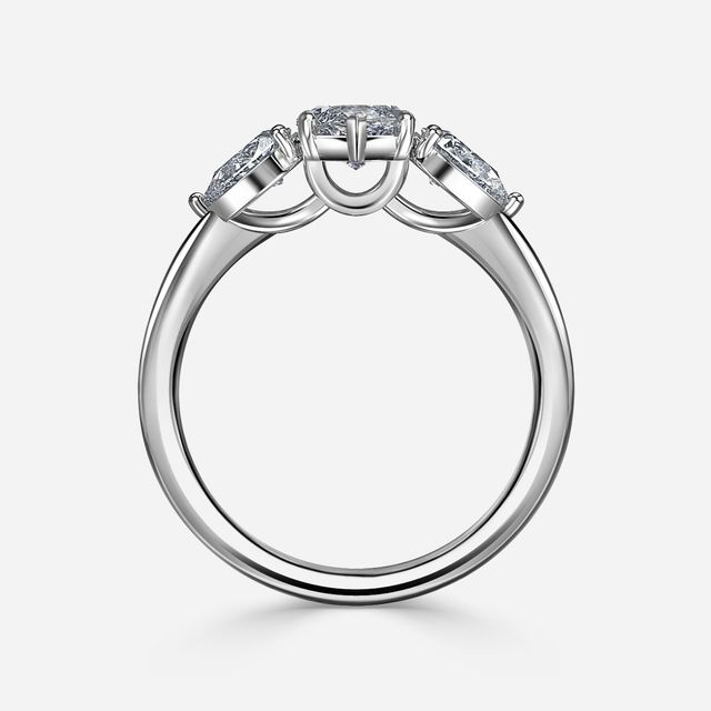 Vivian White Gold Engagement Ring