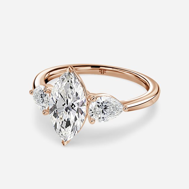 Vivian Rose Gold Engagement Ring