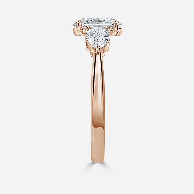 Vivian Rose Gold Engagement Ring