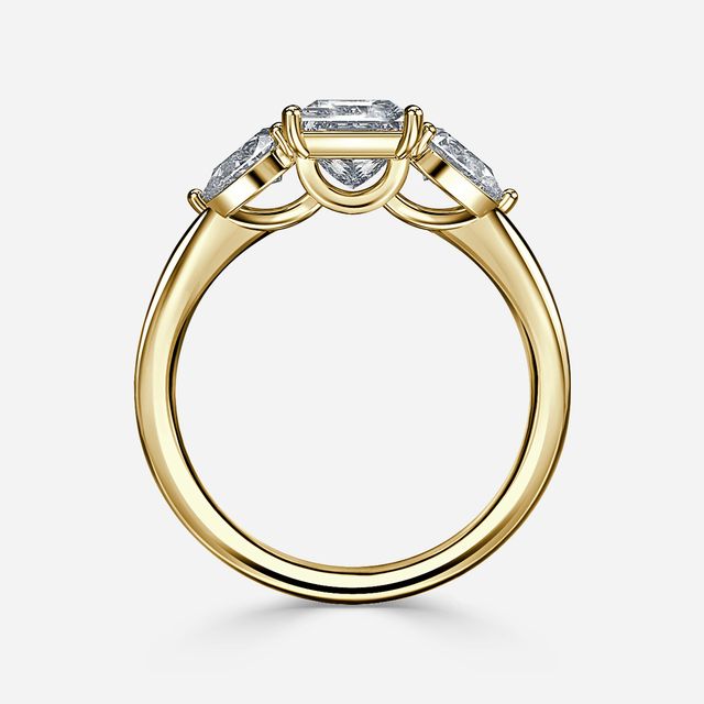Vivian Yellow Gold Engagement Ring