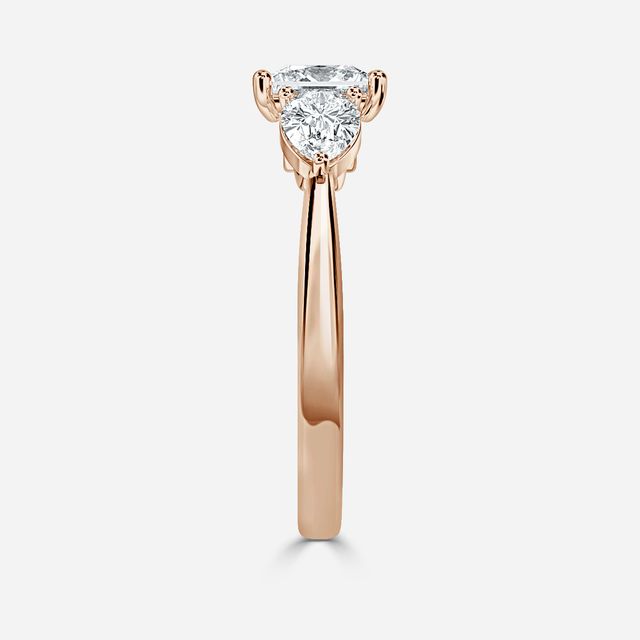 Vivian Rose Gold Engagement Ring