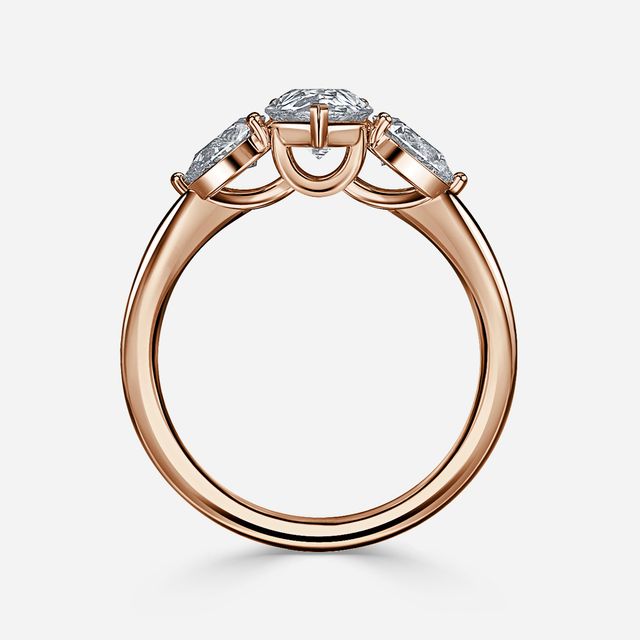 Vivian Rose Gold Engagement Ring