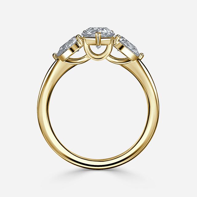 Vivian Yellow Gold Engagement Ring