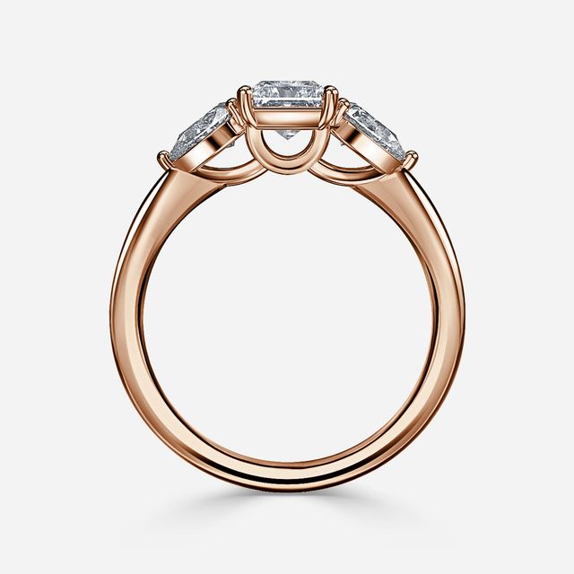 Vivian Rose Gold Engagement Ring