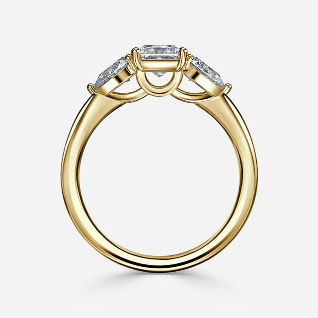 Vivian Yellow Gold Engagement Ring