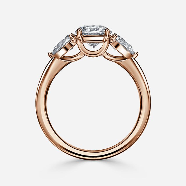Vivian Rose Gold Engagement Ring