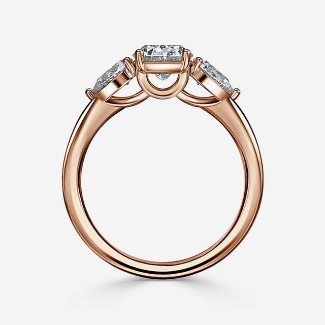 Vivian Rose Gold Engagement Ring