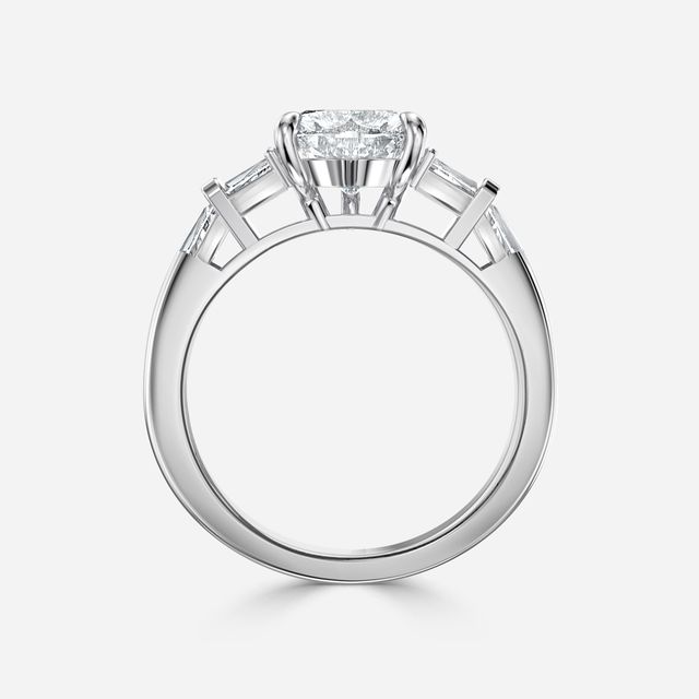 Lillian White Gold Trilogy Engagement Ring