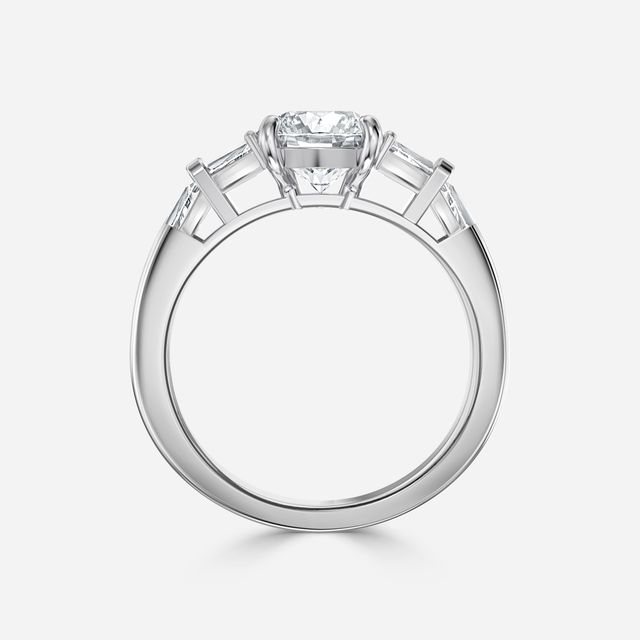 Lillian White Gold Trilogy Engagement Ring
