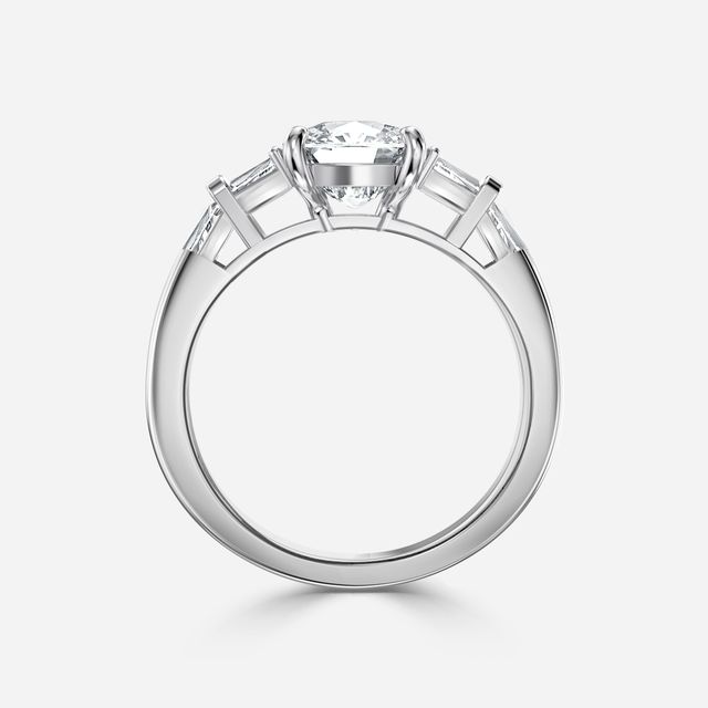 Lillian White Gold Trilogy Engagement Ring