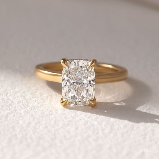 Geraldine Yellow Gold Engagement Ring