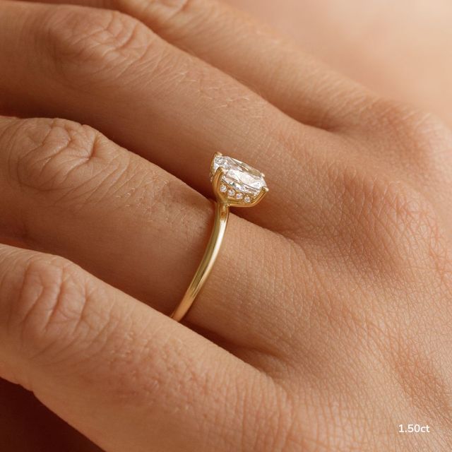 Kate Yellow Gold Engagement Ring