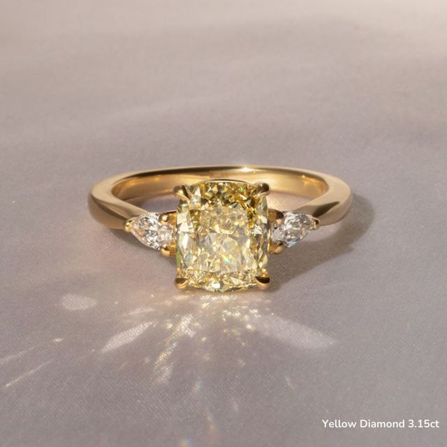 Vivian Yellow Gold Engagement Ring