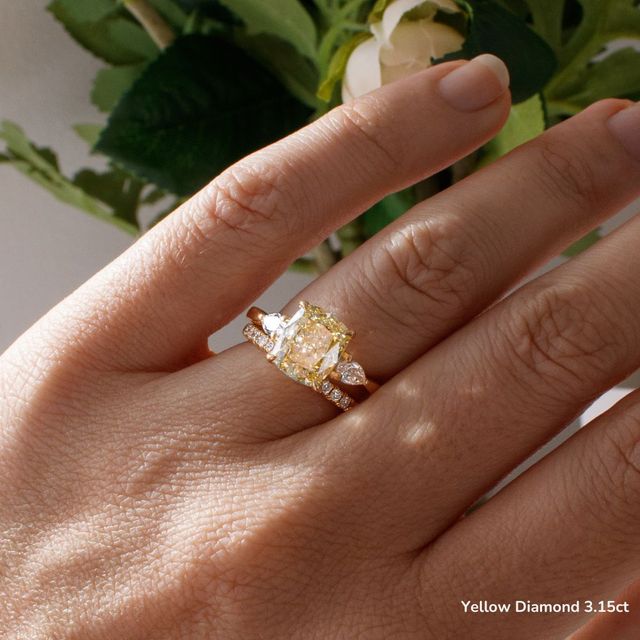 Vivian Yellow Gold Engagement Ring