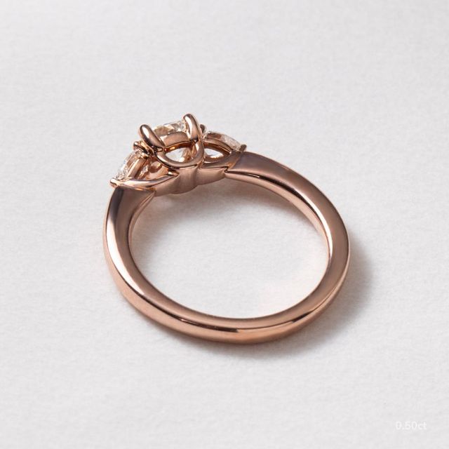 Vivian Rose Gold Engagement Ring