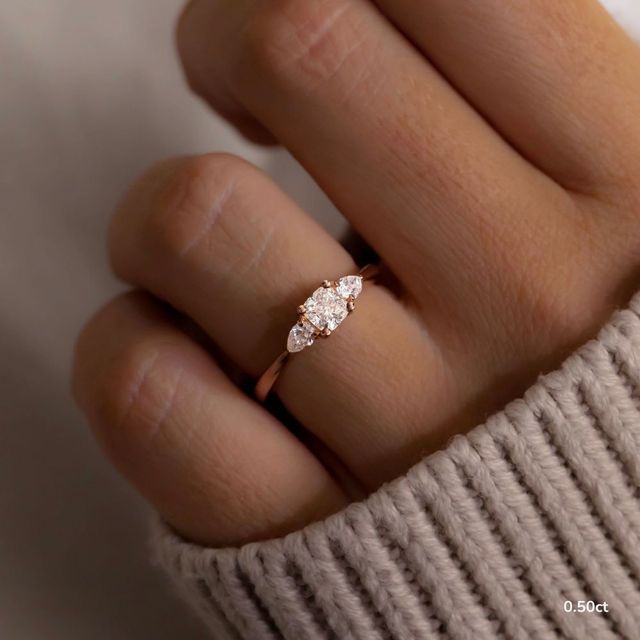Vivian Rose Gold Engagement Ring
