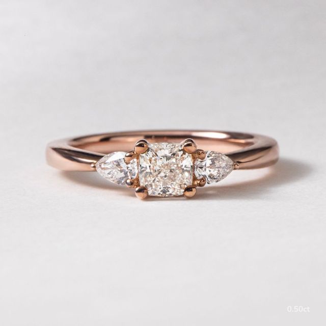 Vivian Rose Gold Engagement Ring