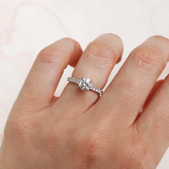 Aisha Platinum Engagement Ring
