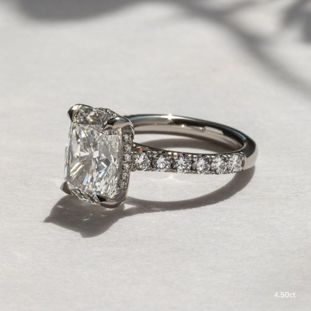 Aisha White Gold Engagement Ring