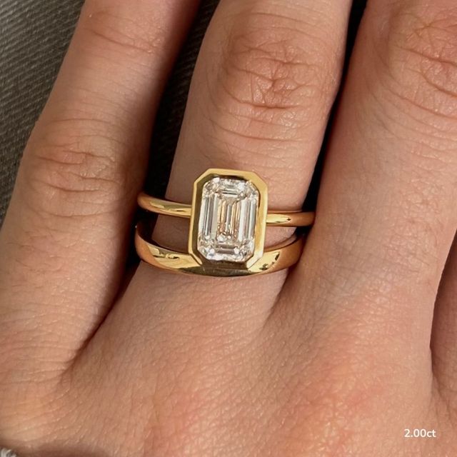 Chloe Yellow Gold Engagement Ring