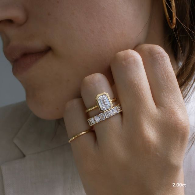 Chloe Yellow Gold Engagement Ring