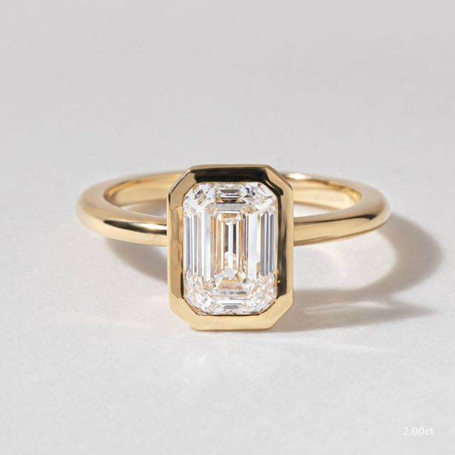Chloe Yellow Gold Engagement Ring
