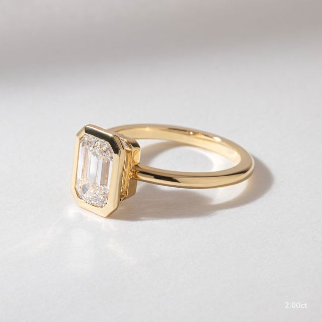 Chloe Yellow Gold Engagement Ring